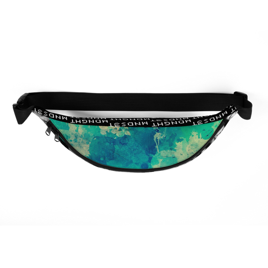 B&W Tie Dye Fanny Pack